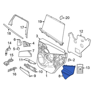 BMW OE - Front Left Door Armrest