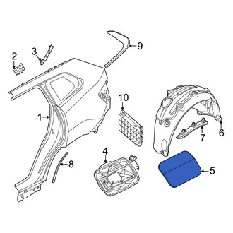 BMW OE - Rear Fuel Filler Door
