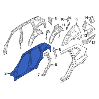 BMW OE - Right Uniside Reinforcement