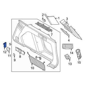 BMW OE - Rear Left Tie Down Hook