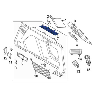 BMW OE - Rear Quarter Panel Air Vent Grille