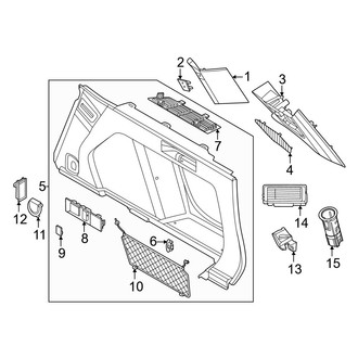 BMW OE - Quarter Panel - Interior Trim