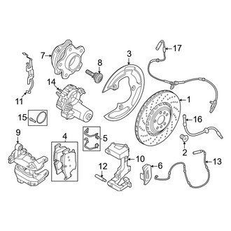 BMW OE - Rear Suspension - Brake Components (xDrive30)