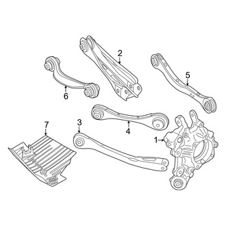 BMW OE - Rear Suspension - Suspension Components (M50 xDrive)
