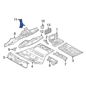 BMW OE - Left Frame Side Member Brace