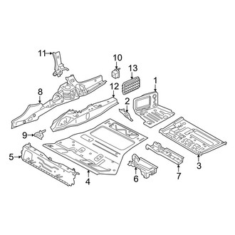BMW OE - Rear Body & Floor - Floor & Rails