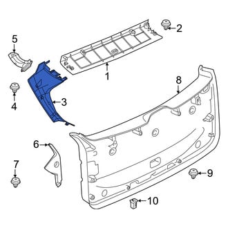 BMW OE - Rear Left Liftgate Trim
