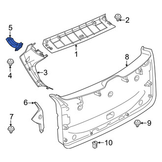BMW OE - Rear Left Liftgate Hinge Cover