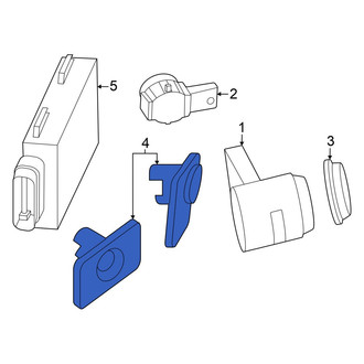 BMW OE - Rear Parking Aid Sensor Bracket