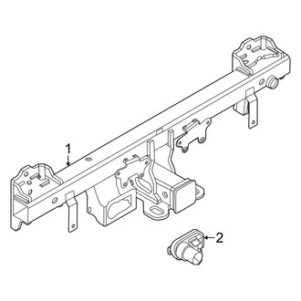 BMW OE - Rear Bumper - Trailer Hitch Components
