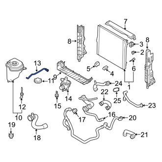 BMW OE - Engine Coolant Overflow Hose