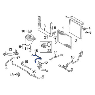 BMW OE - Engine Coolant Overflow Hose