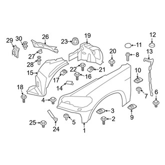 BMW OE - Fender & Components (xDrive35i / xDrive50i)