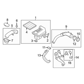 BMW OE - Engine - Air Intake (3.0L Gas)