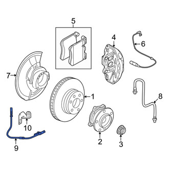 BMW OE - Front ABS Wheel Speed Sensor