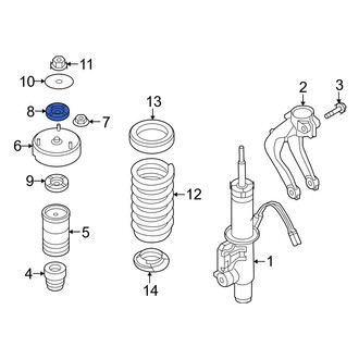 BMW OE - Lower Suspension Shock Absorber Mount Insulator