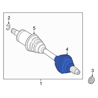 BMW OE - Front Outer CV Joint Boot Kit