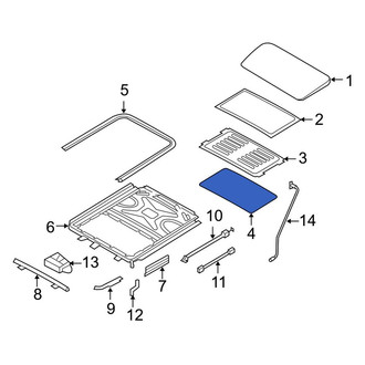 BMW OE - Sunroof Seal