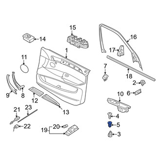 BMW OE - Front Door Interior Trim Panel Retainer