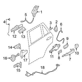BMW OE - Rear Door - Lock & Hardware