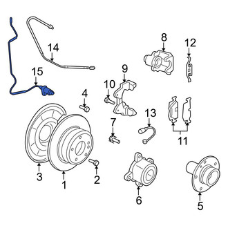 BMW OE - Rear ABS Wheel Speed Sensor