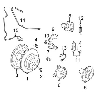 BMW OE - Rear Suspension - Brake Components