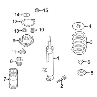 BMW OE - Rear Suspension - Shocks & Components (W/O Adaptive Drive)