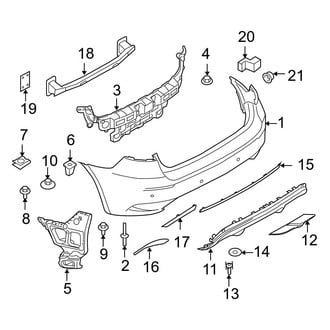 BMW OE - Rear Bumper - Bumper & Components (M)