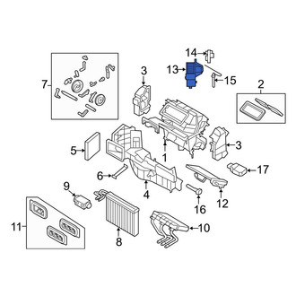 BMW OE - Front HVAC Blower Motor Assembly