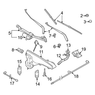 BMW OE - Windshield - Wiper & Washer Components