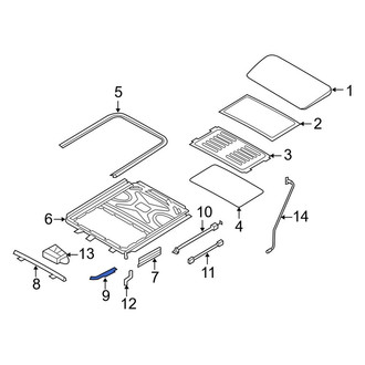 BMW OE - Sunroof Guide Jaw