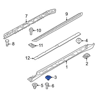 BMW OE - Rocker Panel Molding Clip