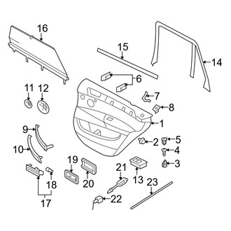 BMW OE - Rear Door - Interior Trim (FULL HYBRID EV-GAS (FHEV))