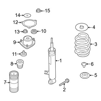 BMW OE - Rear Suspension - Shocks & Components (FULL HYBRID EV-GAS (FHEV))