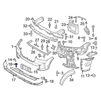 BMW OE - Spoiler Screw