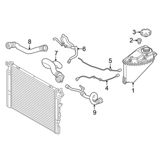 BMW OE - Cooling - Hoses & Pipes (M60i)