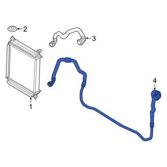 BMW OE - Turbocharger Coolant Return Line