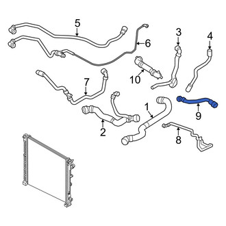 BMW OE - Turbocharger Coolant Supply Line