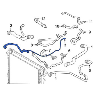 BMW OE - Turbocharger Coolant Return Line