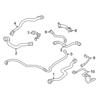 BMW OE - Cooling - Hoses & Lines (sDrive40i / xDrive40i)