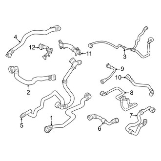 BMW OE - Cooling - Hoses & Lines (xDrive50e)