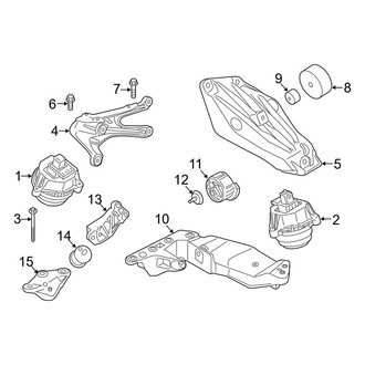 BMW OE - Engine & Transmission Mounting (AWD 3.0L)