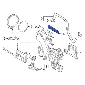 BMW OE - Upper Turbocharger Mount Heat Shield
