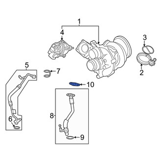 BMW OE - Turbocharger Oil Line O-Ring