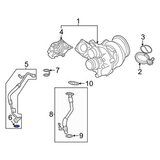 BMW OE - Turbocharger Oil Line O-Ring
