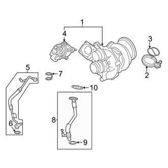 BMW OE - Engine - Turbocharger & Components (Turbocharger & Lines), (M)