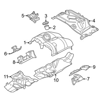 BMW OE - Engine - Turbocharger & Components (Heat Shields), (M Competition / M60i)