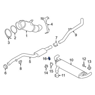 BMW OE - Exhaust Control Valve Actuator Clip