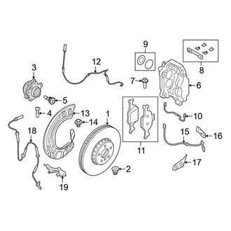BMW OE - Front Suspension - Brake Components (348 x 30)