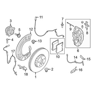 BMW OE - Front Suspension - Brake Components (348 x 36)